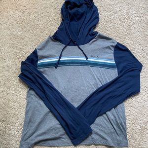 RVCA long sleeve hooded top
